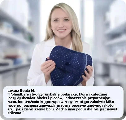 Poland Care™ Poduszka pod nogi - łagodzi ból bioder i rwę kulszową